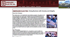 Desktop Screenshot of energizedelectric.com